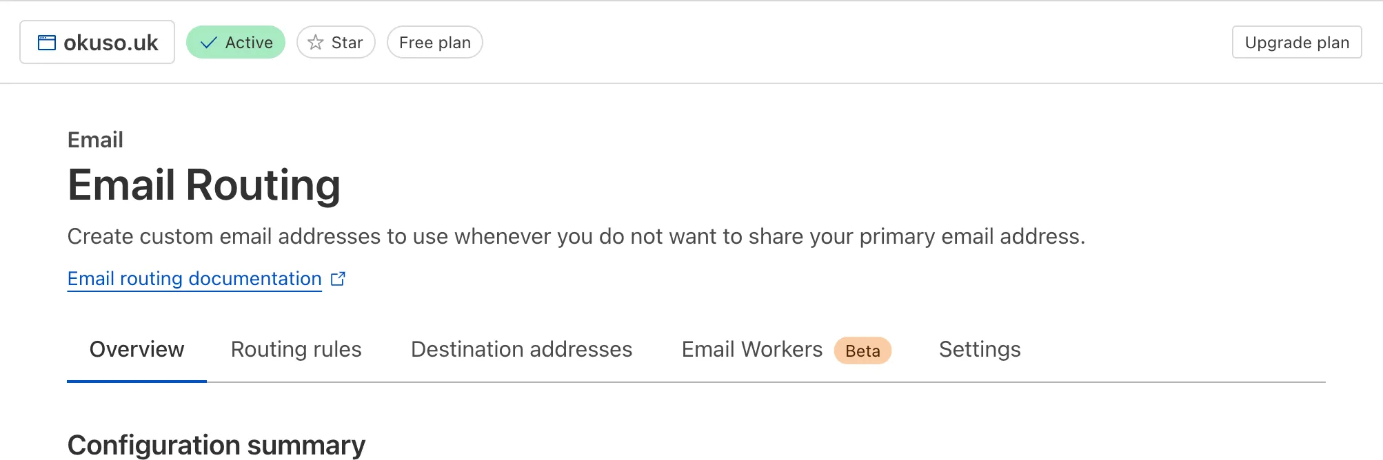 Cloudflare Email